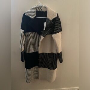 Striped Black and White Women's Sweater